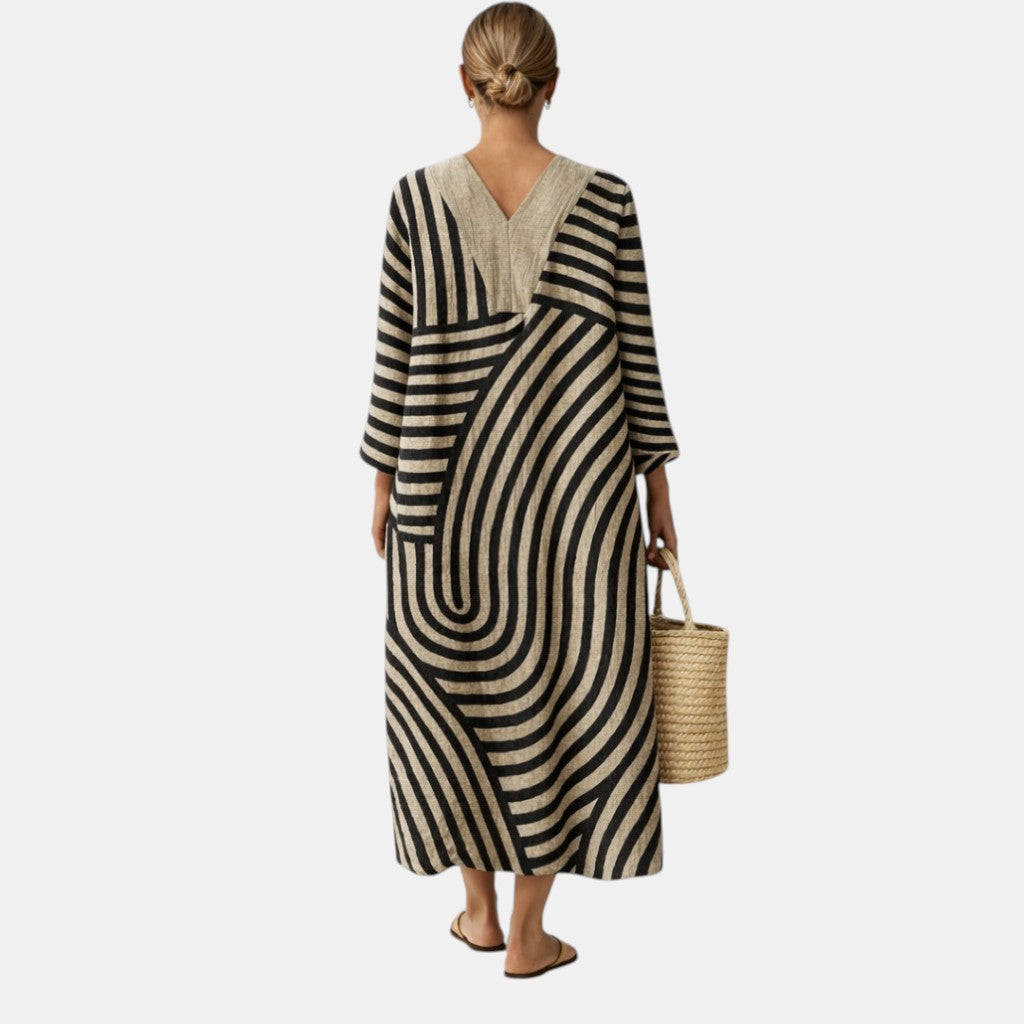 Freja | Chic Striped Dress