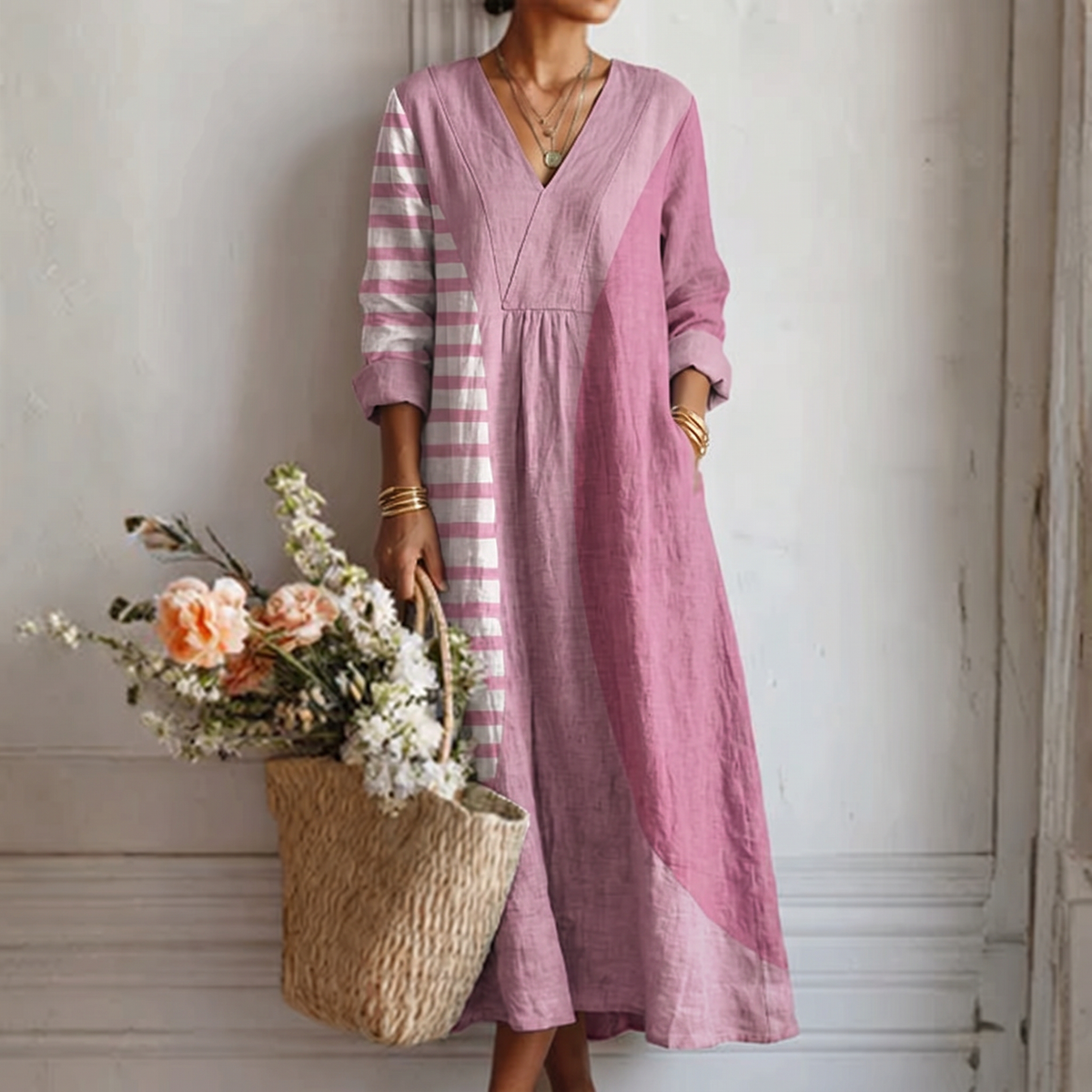 Maja | Chic Abstract Dress