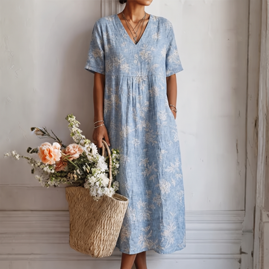 Alma | Chic Lagoon Elegance Dress