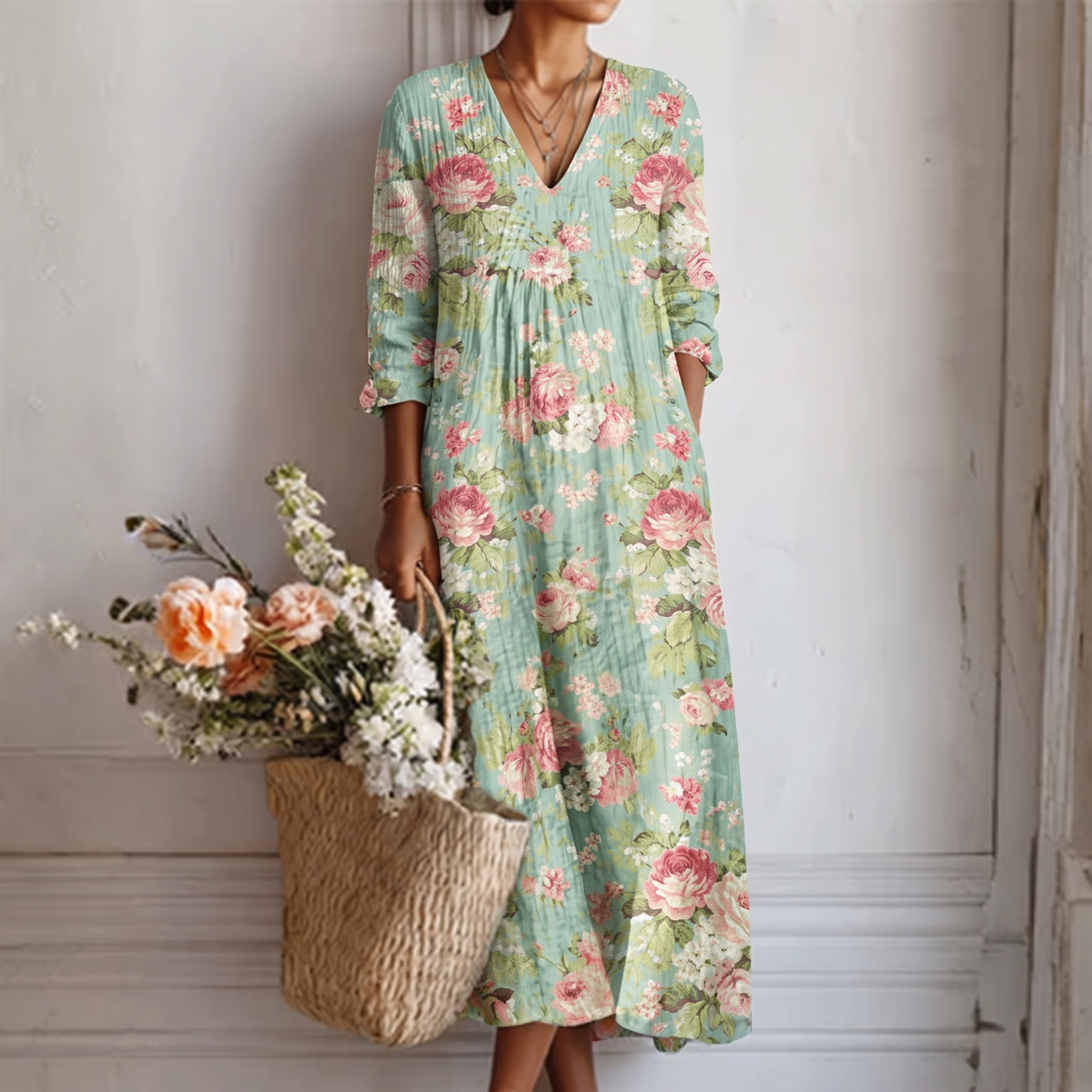 Vilma | Graceful Floral Dress