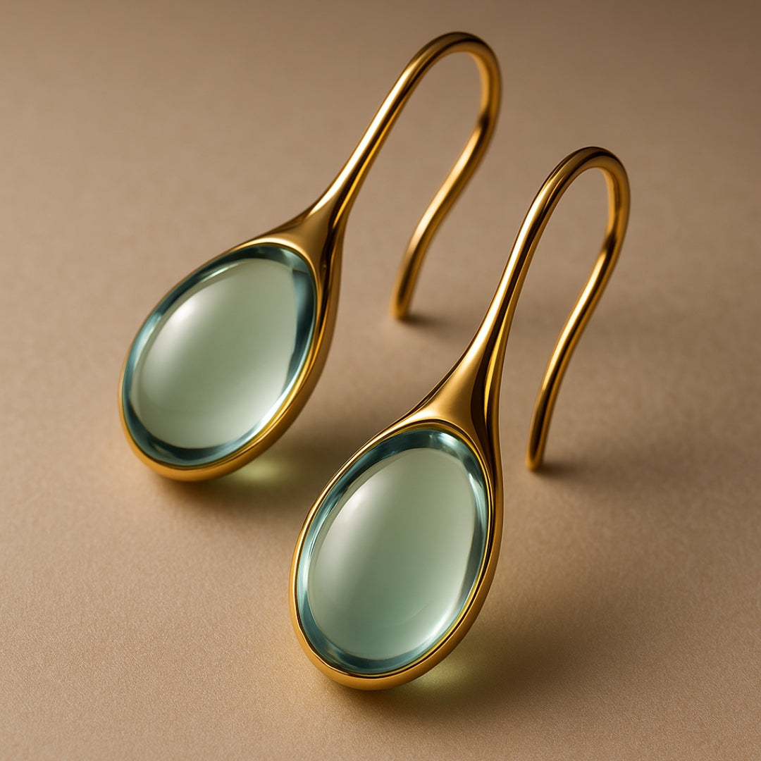 Zinnia | Crystal Drop Earrings