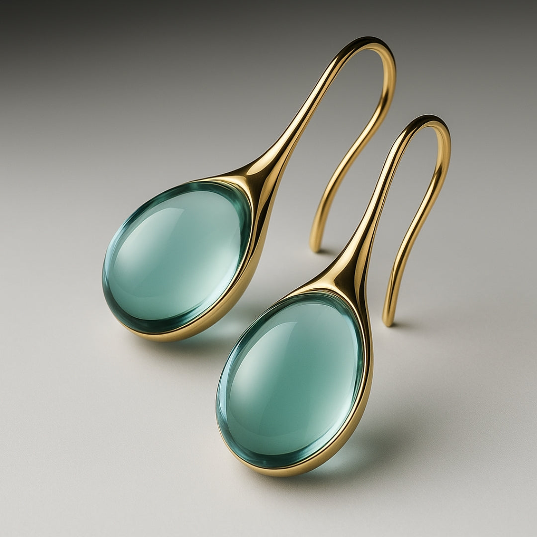 Zinnia | Crystal Drop Earrings