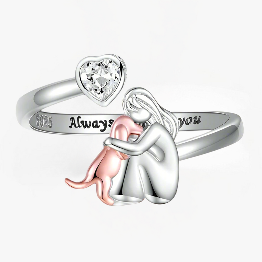 Eldit | Pink Dog Icon Ring