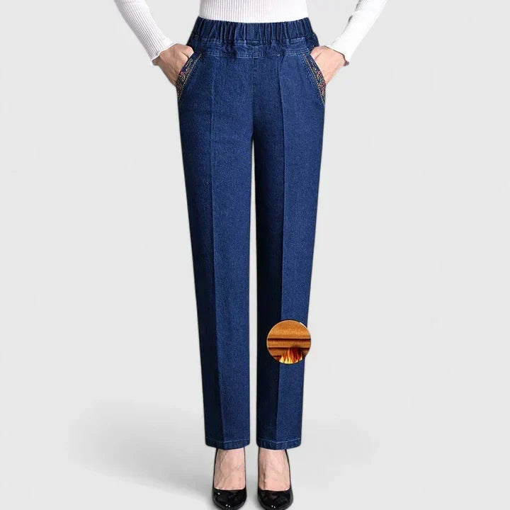 Caryzelle | Plush Lined Straight Leg Pants
