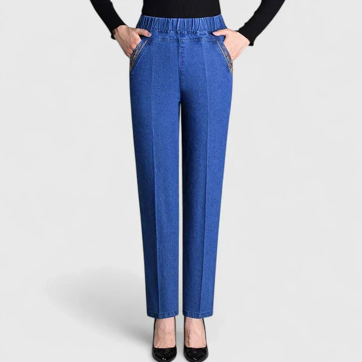 Floralyssa | Plush Lined Straight Leg Pants